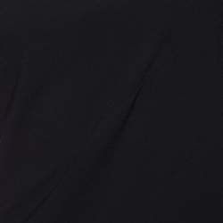 Pre Owned Just Cavalli Black Sequin Embellished Paneled One Shoulder Dress L