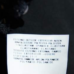 Pre Owned Just Cavalli Black Sequin Embellished Paneled One Shoulder Dress L