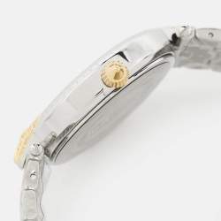 Pre Owned Just Cavalli Green Two-Tone Stainless Steel Animalier JC1L238M0105 Women's Wristwatch 32 mm