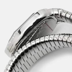 Just Cavalli Silver Stainless Steel Chic Snake JC1L224M0015 Women's Wristwatch 22 mm