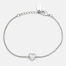 Pre Owned Just Cavalli Silver Stainless Steel Donna JC1L211M0245 Women's Wristwatch & Bracelet Set 34 mm