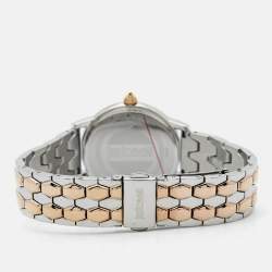Just Cavalli Silver Two Tone Stainless Steel Set Emozioni JC1L149M0085 Women's Wristwatch 34 mm