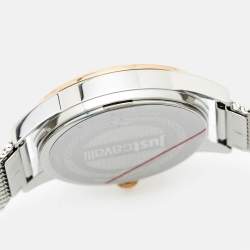 Pre Owned Just Cavalli Serpente JC1L095M0105 Silver Dial Two-Tone Stainless Steel Women's Wristwatch 32 mm