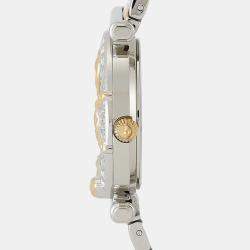 Just Cavalli Blue Two-Tone Stainless Steel Crystal Embellished Classic JC1L234M0095 Women's Wristwatch 32 mm