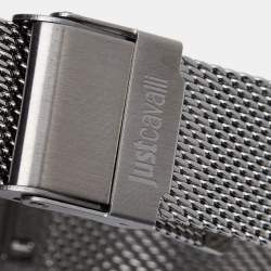 Pre Owned Just Cavalli Silver Stainless Steel JC1L057M0355 Women's Wristwatch 32 mm