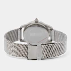 Pre Owned Just Cavalli Silver Stainless Steel JC1L057M0355 Women's Wristwatch 32 mm