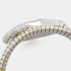 Just Cavalli Champagne Two-Tone Stainless Steel Glam Chic Snake JC1L001M0035 Women's Wristwatch 22 mm
