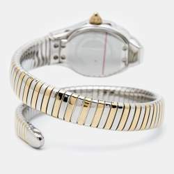 Just Cavalli Champagne Two-Tone Stainless Steel Glam Chic Snake JC1L001M0035 Women's Wristwatch 22 mm