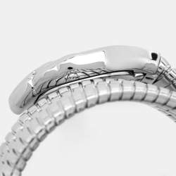 Just Cavalli Glitter Silver Stainless Steel Glam Chic Snake JC1L115M0015 Women's Wristwatch 22 mm