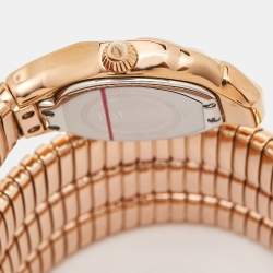 Just Cavalli Glittered Champagne Rose Gold Plated Stainless Steel Glam Chic JC1L115M0035 Women's Wristwatch 22 mm