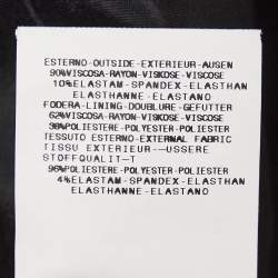 Pre Owned Just Cavalli Black Snake Skin Print Jersey Midi Dress S