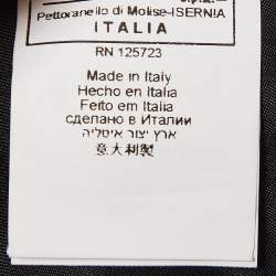 Pre Owned Just Cavalli Black Snake Skin Print Jersey Midi Dress S