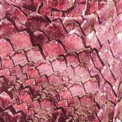 Just Cavalli Pink Abstract Print Satin Pleated Maxi Skirt M