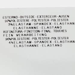 Pre Owned Just Cavalli Cream Floral Print Satin Flared Maxi Skirt L