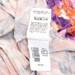 Pre Owned Just Cavalli Multicolor Printed Jersey Top S