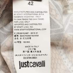 Pre Owned Just Cavalli Multicolor Printed Jersey Sheath Dress M