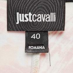 Pre Owned Just Cavalli Multicolor Printed Jersey Mini Dress S