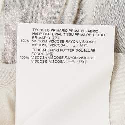 Pre Owned Just Cavalli Multicolor Printed Crepe Tie-Up Neck Mini Dress M