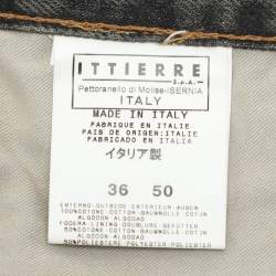 Pre Owned Just Cavalli Grey Denim Flared Jeans XXL