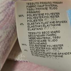 مملوكة مسبقًا Just Cavalli Pink Floral Print Satin Sheath Dress S