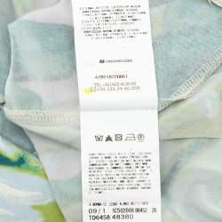 Just Cavalli Multicolor Printed Jersey Midi Skirt XL