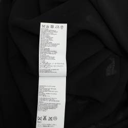 Pre Owned Just Cavalli Black Combat Eagle Printed Viscose Maxi Dress M