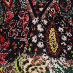 Pre Owned Just Cavalli Multicolor Viscose Blend Top L