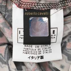 Pre Owned Just Cavalli Multicolor Viscose Blend Top L