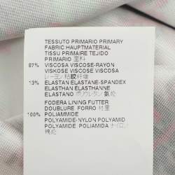 Pre Owned Just Cavalli Multicolor Viscose Blend Midi Dress XL