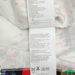 Pre Owned Just Cavalli Multicolor Viscose Blend Midi Dress XL