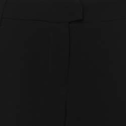 Just Cavalli Black Viscose Blend Trousers L