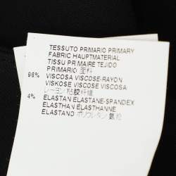 Just Cavalli Black Viscose Blend Trousers L