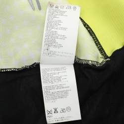 Pre Owned Just Cavalli Multicolor Floral Print Polyester Top XL