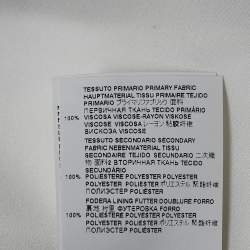 Pre Owned Just Cavalli White Printed Crepe Kaftan Mini Dress S