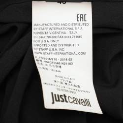 Pre Owned Just Cavalli Brown Lurex Maxi Dress S