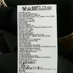 Pre Owned Just Cavalli Black Snake Motif Embellished Jersey T-Shirt L