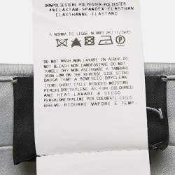 Pre Owned Just Cavalli Grey Satin Corset Midi Dress M