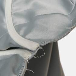 Pre Owned Just Cavalli Grey Satin Corset Midi Dress M