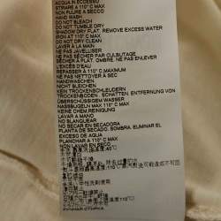 Pre Owned Just Cavalli Off White Logo Print Jersey T-Shirt XL