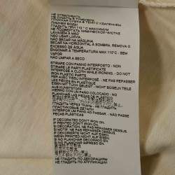 Pre Owned Just Cavalli Off White Logo Print Jersey T-Shirt XL