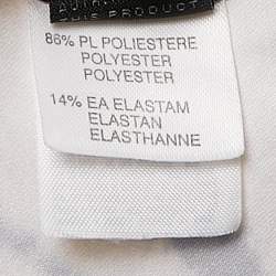 Pre Owned Just Cavalli Brown Tiger Print Jersey One Shoulder Bodycon Dress S