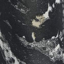 Just Cavalli Black/White Printed Jersey Leggings S