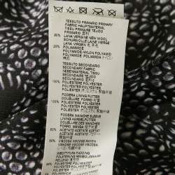 Pre Owned Just Cavalli Black Wool Tailored Coat S