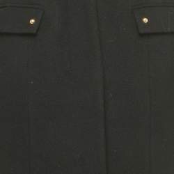 Pre Owned Just Cavalli Black Wool Tailored Coat S