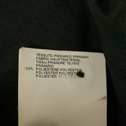 Pre Owned Just Cavalli Black Chiffon Frilled Sleeveless Top M