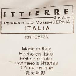 Pre Owned Just Cavalli Brown Animal Print Jersey Embellished Slim Fit Top L