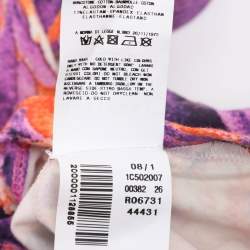 Pre Owned Just Cavalli Multicolor Printed Jersey Top M