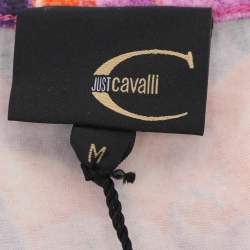 Pre Owned Just Cavalli Multicolor Printed Jersey Top M