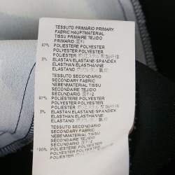 Pre Owned Just Cavalli Black Animal Print Crepe Asymmetrical Short Dress M