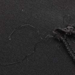 Pre Owned Just Cavalli Black Satin Ruffle Mini Skirt M